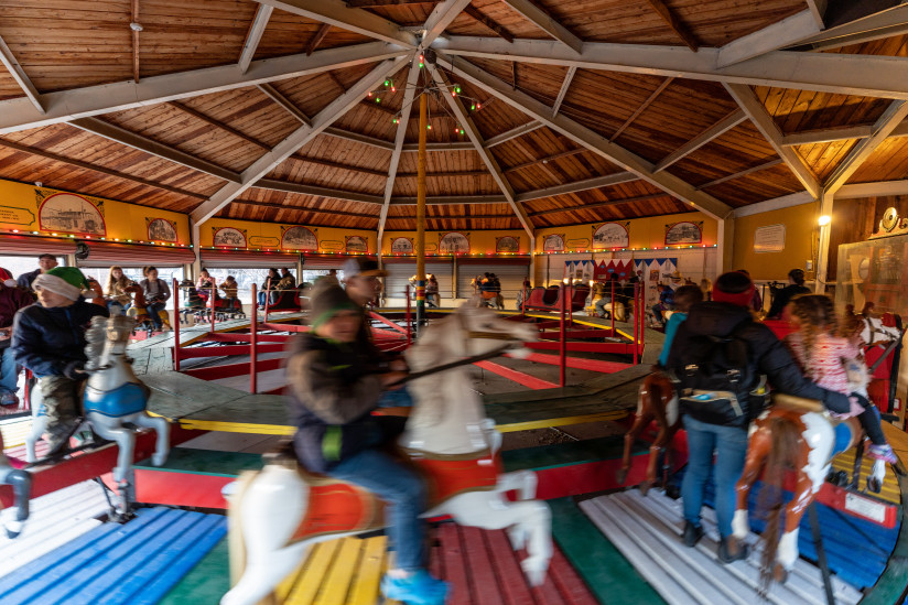 C.W.Parker-Carousel-Dickinson-County-Heritage-Center-Cowtown-Christmas-Old-Fashioned-Christmas-Abilene,KS