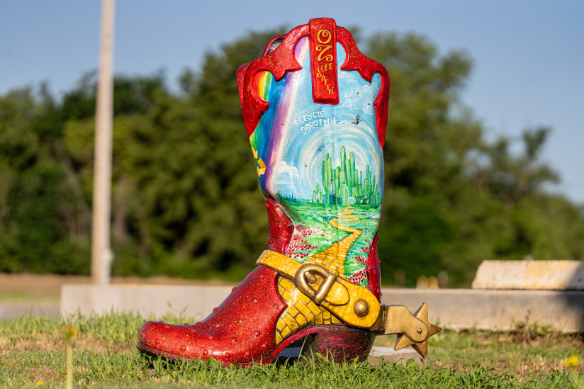 Recycle-Dorothy-Cowboy-Boot-Abilene,KS