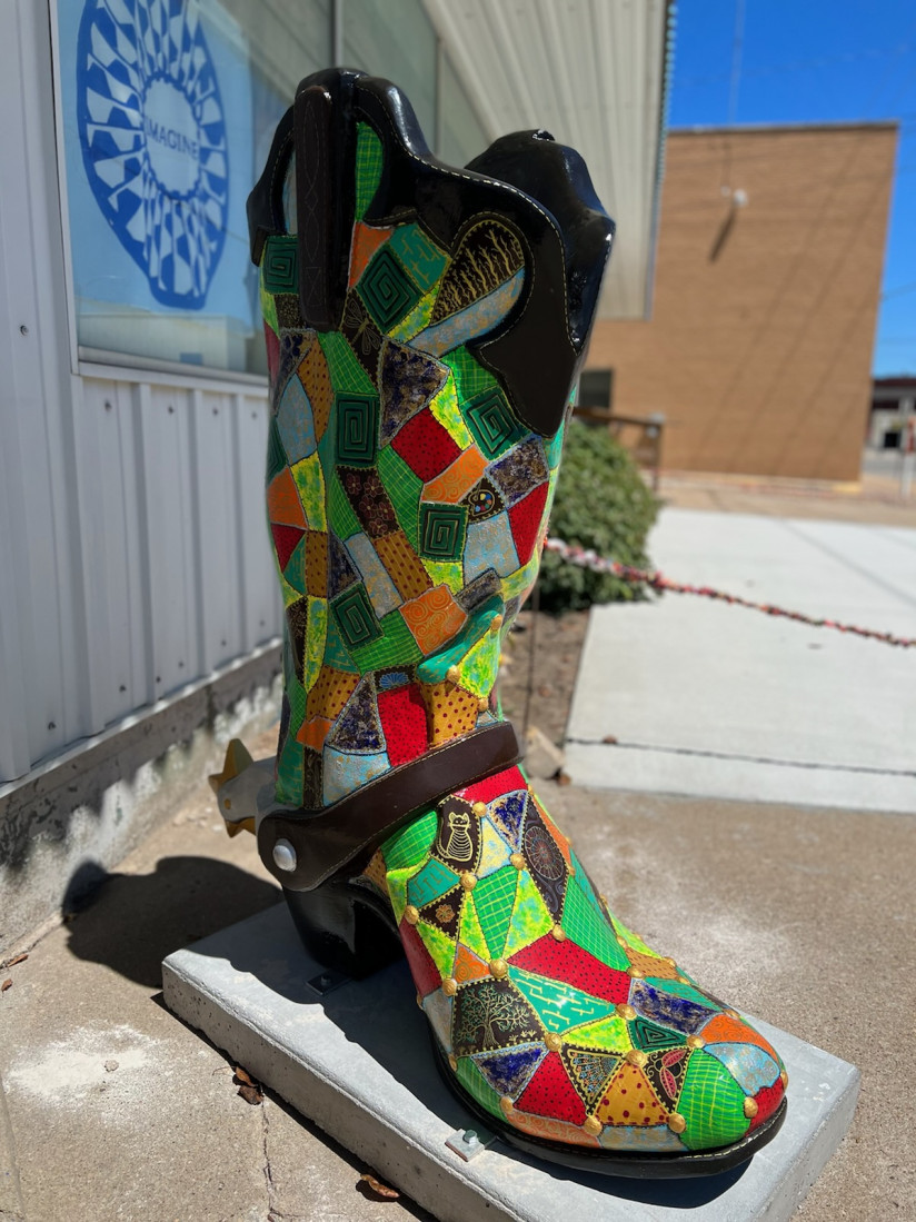 Crazy-Quilt-Cowboy-Boot-Abilene,KS