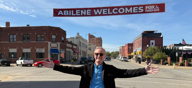 Steve Doocy - Fox & Friends - Main Street U.S.A. - Abilene, KS