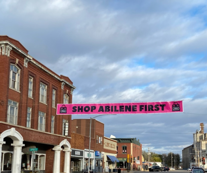 Pink-Friday-Street-Banner-Abilene,KS
