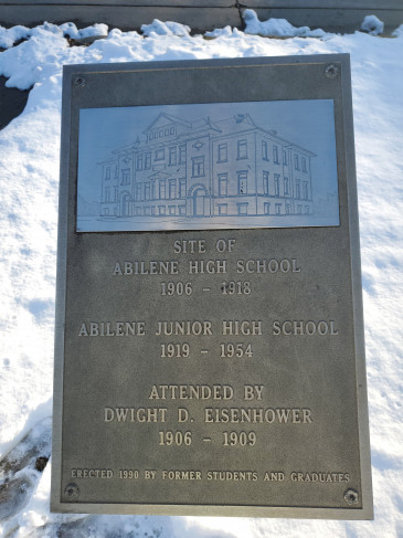 Former-Abilene-High-School-Sign-Abilene,KS